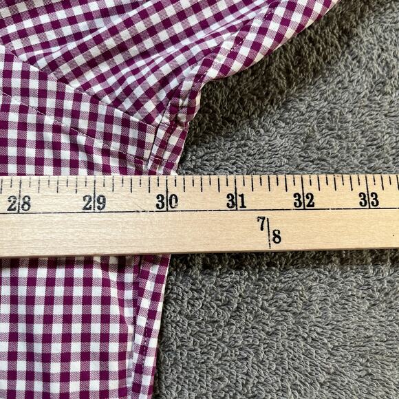 Ralph Lauren Performance Shirt Mens 2XLT Purple Checkered Button Down Preppy - Picture 10 of 10